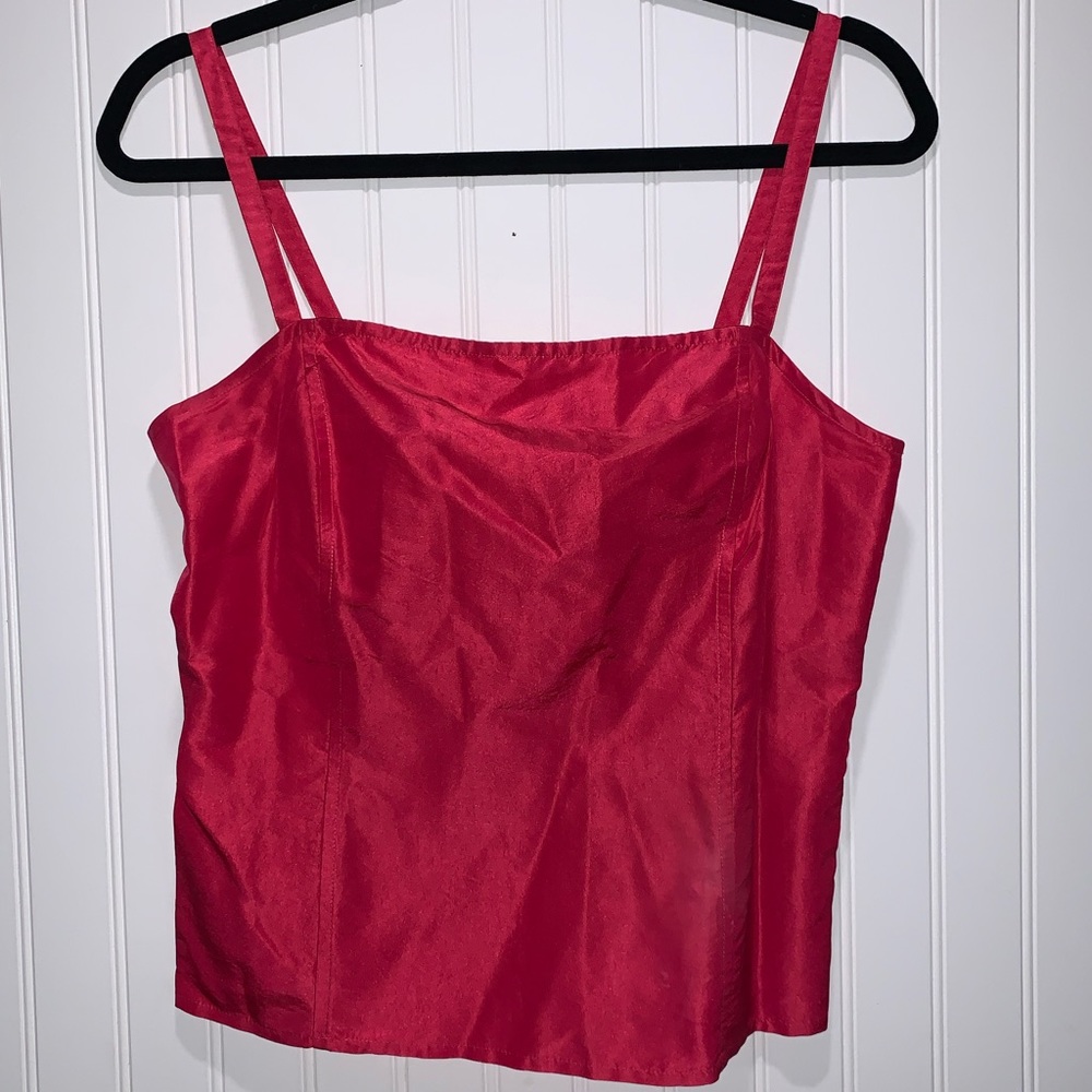 Ann Taylor Loft Silk Spaghetti Strap